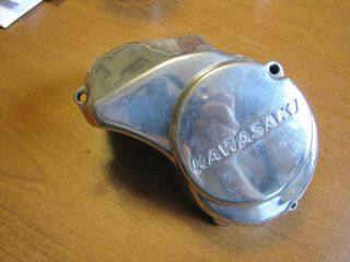 1969 Kawasaki H1 500 Low Ignition Cover Oil Pump Cover Rare Early Cover