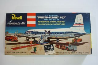 Vintage Plastic Model Airplane Kit: Revell 