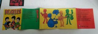 Beatles 1966 Colorforms Cartoon Kit,  Almost Complete,  Rare, 6