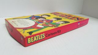 Beatles 1966 Colorforms Cartoon Kit,  Almost Complete,  Rare, 8