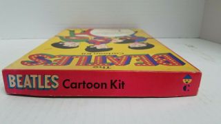 Beatles 1966 Colorforms Cartoon Kit,  Almost Complete,  Rare, 9