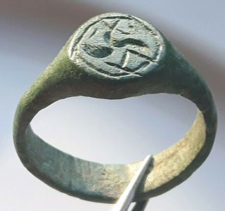 Eagle Celtic - Roman Legionary Bronze Ring