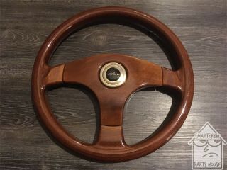 Vintage Verona Victoria 360mm Wood Steering Wheel Jdm Nardi Momo