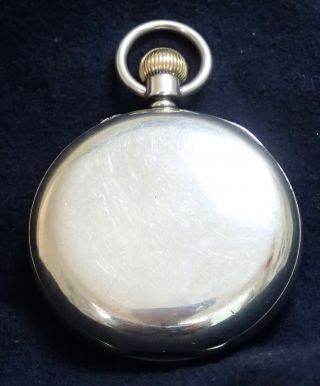 Curtis & Horspool Leicester to Prince of Wales Solid Silver Pocket Watch 6
