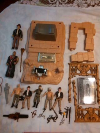 Indiana Jones Raiders Of The Lost Ark Playset By Kenner Vintage