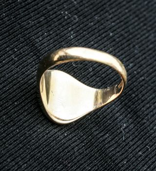 10K Yellow Gold Vintage Masonic Ring 4