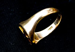 10K Yellow Gold Vintage Masonic Ring 5