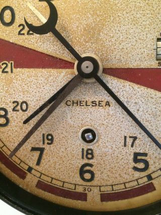 Chelsea Ships Radio Room Clock (Serial 531437 Case B6902) with Key 3