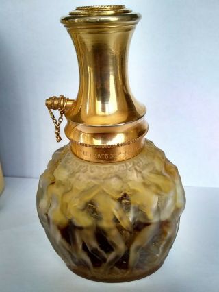 Rare Molinard Le Provencal Perfume Rene Lalique Frosted Bottle Cira 1927