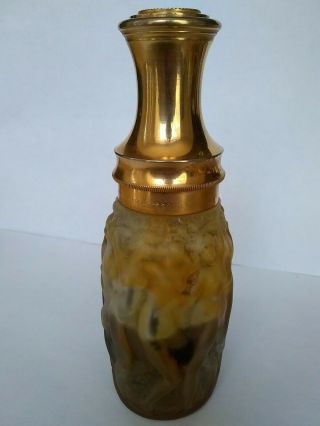 Rare Molinard Le Provencal Perfume Rene Lalique Frosted Bottle cira 1927 5