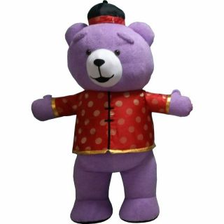 Inflatable Teddy Bear Mascot Costume Suit Cosplay Party Game Dress Outfit Adults 4