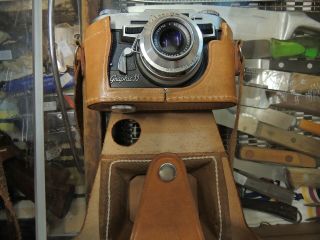 8 Vintage 35 mm cameras Kodak,  Graphic,  Exakta,  Argus,  Voigtlander,  Praktica,  Minolta 5