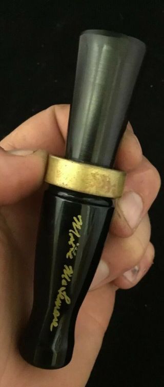 Mike Mclemore Duck Call Vintage Acrylic Hunting Call