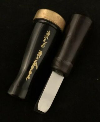 Mike McLemore Duck Call Vintage Acrylic Hunting Call 6