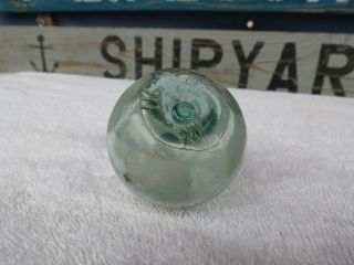 (1149) 2.  22 Inch Walt Pich Book 10 Net Japanese Glass Float Ball Buoy Bouy