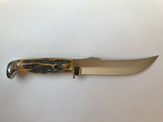 Vintage CASE XX USA,  1965 - 69,  523 - 6,  Fixed Blade Hunting Knife,  w/sheath NOS 3