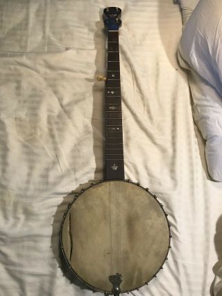 Antique Dobson Buckbee Victor Banjo