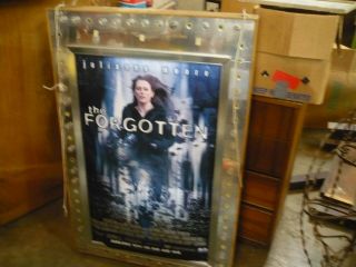 VINTAGE WOODEN MOVIE POSTER MARQUEE THEATER SIGN DOUBLE SIDED 2