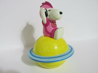 Snoopy Peanuts Charlie Brown Belle Determined Ultra Rare Space Series Bank 1970