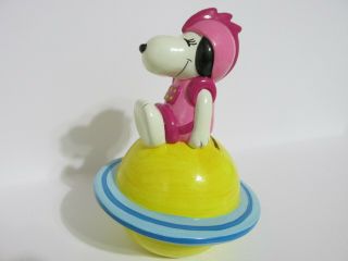 SNOOPY PEANUTS CHARLIE BROWN BELLE DETERMINED ULTRA RARE SPACE SERIES BANK 1970 2