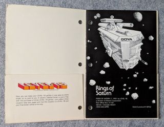 Rings of Saturn Apple II Level - 10 Dakin5 rare vintage computer game 1981 3