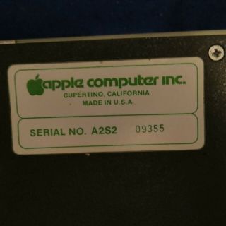 Vintage Apple II Plus Computer A2S2 - 09355 Apple Disk II Drive A2M0003 & Manuals 10