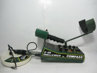 RARE Vintage COMPASS X - 80 CHALLENGER Metal Detector 6