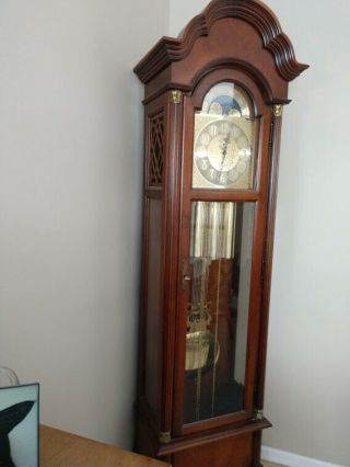 Howard Miller Antique Three Chime Weighted Grandfather Clock,  Model 610 - 292 2