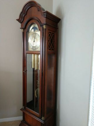 Howard Miller Antique Three Chime Weighted Grandfather Clock,  Model 610 - 292 3