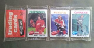 1975 - 76 Vintage Topps Hockey Rack Pack Bobby Orr 100 Card