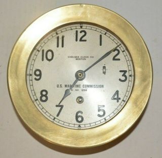 Chelsea Clock Co.  Boston U.  S.  Maritime Commission Antique Ser.  1259