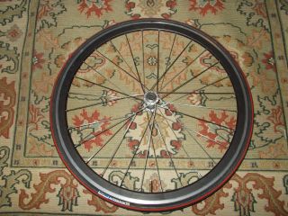 Shimano 600 Road Bike Triathlon Wheel Front 650c X 23c Vintage