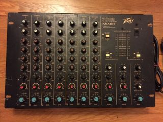 Peavey 701r Rack Mount Mixer With 3 - Band Equalizer Reverb Vintage Pro Audio