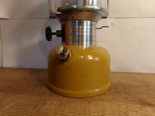 GOLD bond YELLOW Coleman Lantern 1970 ' s Rare Vintage Lamp 4
