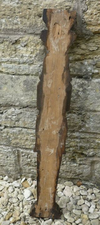 Fine 16th Century Oak Caryatid Term 5