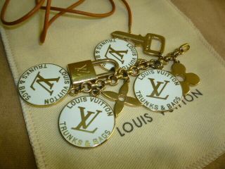 Rare Authentic Louis Vuitton Breloques Pendant / Necklace Trunks & Bags