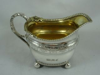 Quality George Iii Solid Silver Milk Jug,  1809,  248gm