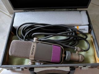 Sony C38b Condenser Microphone Vintage From 1970s