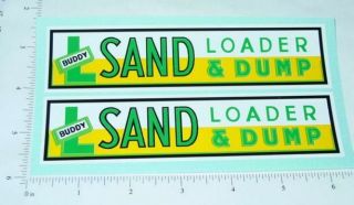 Buddy L Sand Loader Dump Truck Stickers Bl - 101