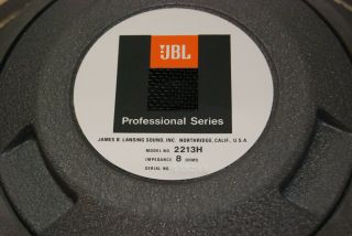 Vintage JBL 2213H 12 