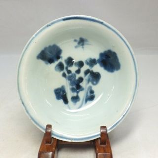 H676: Real Old Chinese Blue - And - White Porcelain Plate Called Kosometsuke
