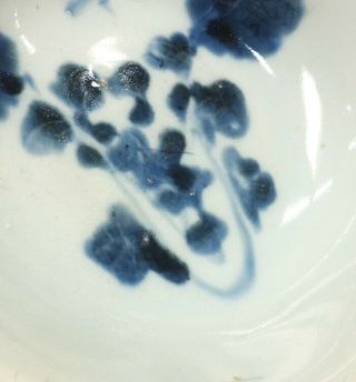 H676: Real old Chinese blue - and - white porcelain plate called KOSOMETSUKE 4
