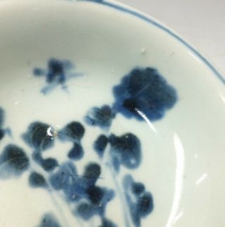 H676: Real old Chinese blue - and - white porcelain plate called KOSOMETSUKE 5