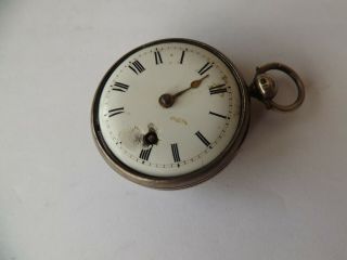 An Antique Silver Cased Verge Pocket Watch - Rovas Of London