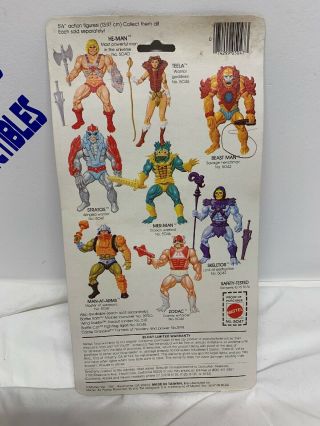 MOTU,  Vintage,  Masters of the Universe,  MOC,  1982,  STRATOS,  8 - Back Clear Bubble 6