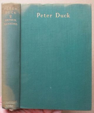 Arthur Ransome - Peter Duck - rare 1932 UK 1st/1st HB DJ - Swallows & Amazons 4