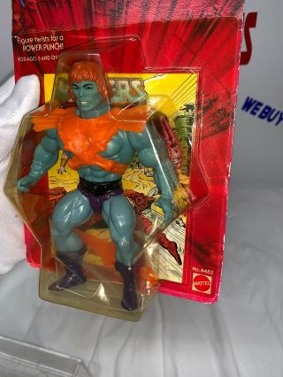 Vintage Masters Of The Universe Faker Carded 8 - Back 1987 He Man Motu 10