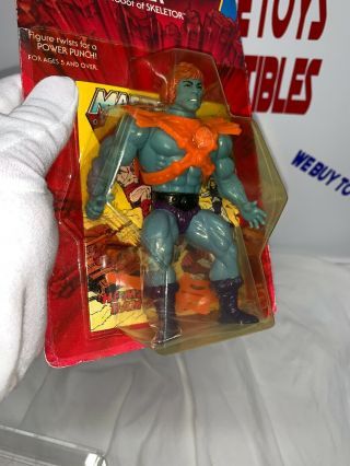 Vintage Masters Of The Universe Faker Carded 8 - Back 1987 He Man Motu 12
