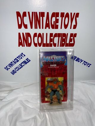 Vintage Masters Of The Universe Faker Carded 8 - Back 1987 He Man Motu