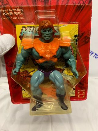 Vintage Masters Of The Universe Faker Carded 8 - Back 1987 He Man Motu 4